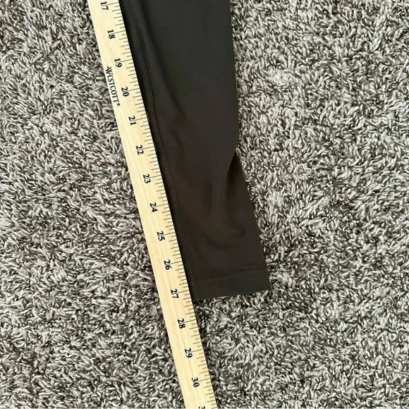 Lululemon Run Crew Tight 28" Nulux Dark Olive Green Obsidian Grey Sage Size 2 - Picture 10 of 10